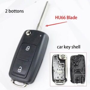 VW 2 3ボタンキー FOB ケースシェルハウジング - original- 2 bottons