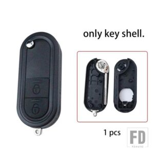 2ボタンキー FOB ケースシェルハウジング MG 3 MG3 2011-15 433MHZ ID46 チップ PCF7941 - only shell