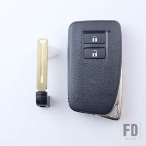 レクサス 2 3 4ボタン キー FOB ケースシェルハウジング ES350 LS/ES/GS/NX/RX/GX/UX 200 260 300 350 GS300 GS350 IS250 ES250 NX200 - 2 bottons