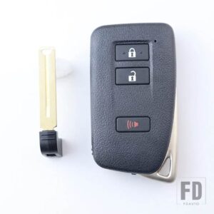 レクサス 2 3 4ボタン キー FOB ケースシェルハウジング ES350 LS/ES/GS/NX/RX/GX/UX 200 260 300 350 GS300 GS350 IS250 ES250 NX200 - 2-1 bottons-red