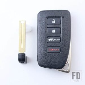 レクサス 2 3 4ボタン キー FOB ケースシェルハウジング ES350 LS/ES/GS/NX/RX/GX/UX 200 260 300 350 GS300 GS350 IS250 ES250 NX200 - 4 BOTTONS-SUV HOLD