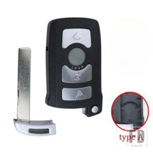 BMW キー FOB ケースシェルハウジング 7シリーズ E65 E66 E67 E68 745I 745LI 750I 750LI 760I 730 740 ケース交換 - Type A