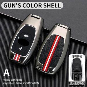 スバル BRZ レガシィインプレッサフォレスター WRX アウトバック XV CROSSTREK 2018-21 金属キーカバー FOB ケースシェル - A-Gun-shell