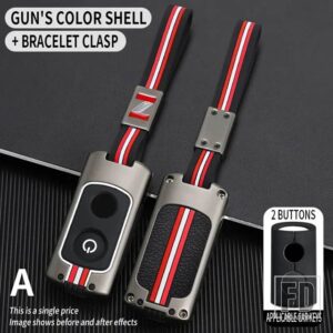ヤマハ NVX NVX155 XMAX XMAX300 QBIX AEROX JAUNS 2018 2019 オートバイ リモートホルダーキーホルダー金属キーカバー FOB ケースシェル - A-Gun-chain