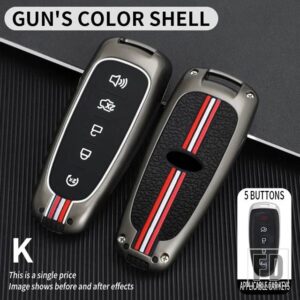 フォード エッジエクスプローラーエスケープフォーカストーラスフレックスリンカーン MKS MKT MKX MKZ ナビゲーター 5ボタン金属キーカバー FO - K -Gun-shell