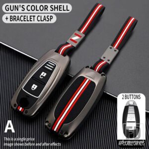 スズキ VITARA スイフトイグニスキザシ SX4 バレーノ ERTIGA サムライ S-クロスアクセサリー 2 3ボタン金属キーカバー FOB ケースシェル - 2bt-gun-chain