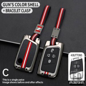 VW ティグアン MK2 MAGOTAN GTE パサート B8 CC VILORAN 330 380 MPV KEYCHIAN 2022 2023 金属キーカバー FOB ケースシェル - 4 bt-gun-chian