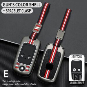 ホンダ シビックアコードジャズ CRV HRV CRZ アキュラ TL TSX ZDX RSX RSX 2 3ボタン金属キーカバー FOB ケースシェルアクセサリー - 2bt-gun-chain