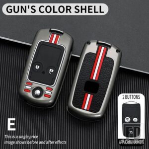 ホンダ シビックアコードジャズ CRV HRV CRZ アキュラ TL TSX ZDX RSX RSX 2 3ボタン金属キーカバー FOB ケースシェルアクセサリー - 2bt-gun-shell