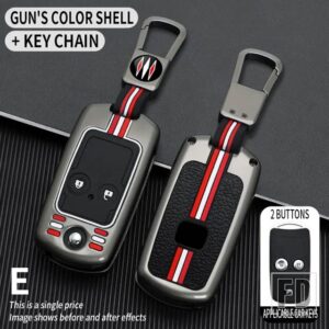 ホンダ シビックアコードジャズ CRV HRV CRZ アキュラ TL TSX ZDX RSX RSX 2 3ボタン金属キーカバー FOB ケースシェルアクセサリー - 2bt-gun-ring