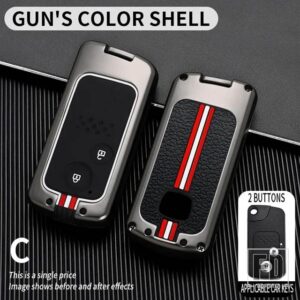 ホンダ アコードシビック CRV オデッセイ 2006-13-2015 2 3ボタン金属キーカバー FOB ケースシェル - 2bt-gun-shell