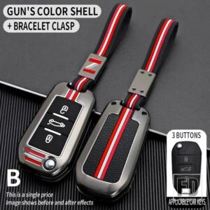 シトロエン プジョー C5 C3 C4 C8 ベルランゴ用パートナーリフター 208 308 508 407 2008 3008 エキスパート金属キーカバー FOB ケースシェル - B-gun-chian
