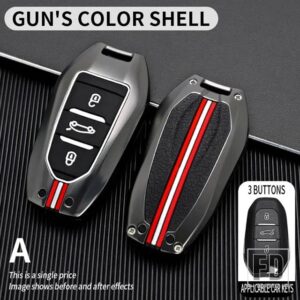 シトロエン プジョー C5 C3 C4 C8 ベルランゴ用パートナーリフター 208 308 508 407 2008 3008 エキスパート金属キーカバー FOB ケースシェル - A-Gun-shell
