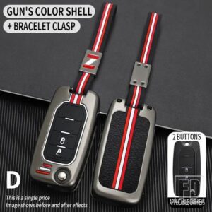 ジープ フィアットパルス EGEA 500X TIPO トロクロノスアルゴダッジネオン用 RENEGADE コンパス 2016 金属キーカバー FOB ケースシェル - 2bt-gun-chain