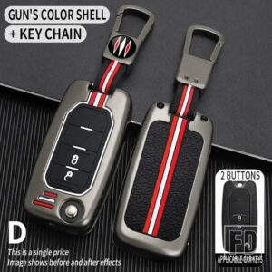 ジープ フィアットパルス EGEA 500X TIPO トロクロノスアルゴダッジネオン用 RENEGADE コンパス 2016 金属キーカバー FOB ケースシェル - 2bt-gun-ring