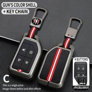 ボルボ FH16 カーゴ 555 FM 大型トラックシェル/2 4ボタン 金属キーカバー FOB ケースシェル - 4BT-gun-ring