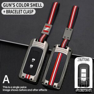 三菱 ランサーアウトランダー ASX エクリプスクロスパジェロ将軍キーカバー FOB ケースシェル KEYCHIAN アクセサリー - 2bt-gun-chain
