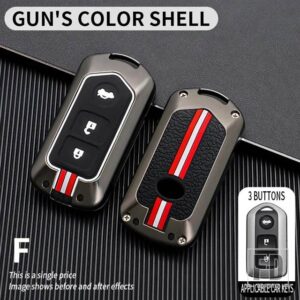 トヨタ カムリハイランダーカローラプラド RAV VIOS YARIS 小型スマートキーホルダー金属キーカバー FOB ケースシェル - 3 bt -gun-shell