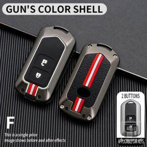 トヨタ カムリハイランダーカローラプラド RAV VIOS YARIS 小型スマートキーホルダー金属キーカバー FOB ケースシェル - 2 bt-gun-shell