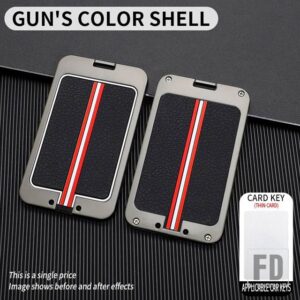 BMW 1 3 5 7 8 シリーズ X1 X3 X5 X6 X7 F30 G20 F34 F31 G30 G01 F15 I3 M4 金属 NFC カードキーカバー FOB ケースシェル - card key-gun-shell
