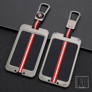 BMW 1 3 5 7 8 シリーズ X1 X3 X5 X6 X7 F30 G20 F34 F31 G30 G01 F15 I3 M4 金属 NFC カードキーカバー FOB ケースシェル - card key-gun-ring