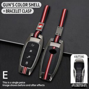 歌プラス ATTO 3 ATTO3 ハン EV 唐 DM 秦シールイルカ金属キーカバー FOB ケースシェルキーホルダーアクセサリー - E-gun-chain