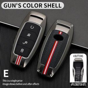 歌プラス ATTO 3 ATTO3 ハン EV 唐 DM 秦シールイルカ金属キーカバー FOB ケースシェルキーホルダーアクセサリー - E-gun-shell