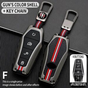 歌プラス ATTO 3 ATTO3 ハン EV 唐 DM 秦シールイルカ金属キーカバー FOB ケースシェルキーホルダーアクセサリー - F-gun-ring