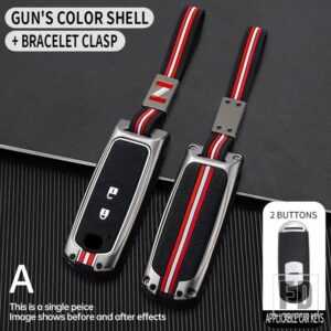 マツダ 2 3ボタンキーケースカバー KEYCHIAN 3 5 6 CX5 CX7 CX9 CX-5 CX-7 CX-9 MX-5 ミアータ RX-8 X-5 サミットアクセラアテンザ M3 M6 - 2bt-gun-chain