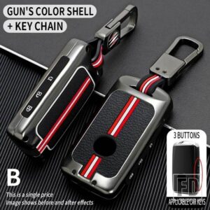 マツダ キーホルダー 3 6 ALEXA SS30 CX30 CX-4 CX5 CX-5 CX8 CX-8 CX-30 CX9 CX-9 MX30 MX5 2022 メタルカーキーカバー FOB ケースシェル - 3 bt -gun-ring