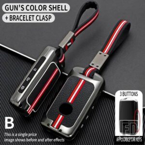 マツダ キーホルダー 3 6 ALEXA SS30 CX30 CX-4 CX5 CX-5 CX8 CX-8 CX-30 CX9 CX-9 MX30 MX5 2022 メタルカーキーカバー FOB ケースシェル - 3 bt -gun-chain