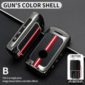 マツダ キーホルダー 3 6 ALEXA SS30 CX30 CX-4 CX5 CX-5 CX8 CX-8 CX-30 CX9 CX-9 MX30 MX5 2022 メタルカーキーカバー FOB ケースシェル - 3 bt -gun-shell