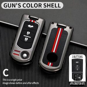 マツダ 2 3ボタン折りたたみキーケースカバー KEYCHIAN 2 3 5 6 8 CX7 CX-7 CX5 CX-5 CX9 CX-9 MX5 MX-5 M6 RX8 RX-8 - 3bt -gray-shell