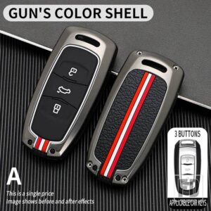 吉リーアトラス COOLRAY BOYUE アイコンプロトン X70 EMGRAND X7 X1 X3 X6 S1 GS GL 3ボタン金属キーカバー FOB ケースシェル - gun-shell