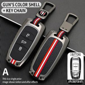 吉リーアトラス COOLRAY BOYUE アイコンプロトン X70 EMGRAND X7 X1 X3 X6 S1 GS GL 3ボタン金属キーカバー FOB ケースシェル - gun -ring