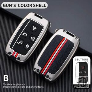 ジャガー ランドローバー EVOQUE ディスカバリー 4 EVOQUE F ペース F タイプ XE XF XJ フリーランダー金属キーカバーケースシェル - B key-gun-shell