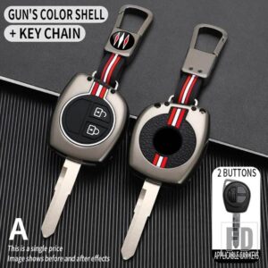 スズキ スイフトイグニスヴィターラリアナシアスバレーノ SX4 グランドシアスプレッソセレリオジムニージームニー金属キーカバー FOB ケースシ - A-Gun-ring