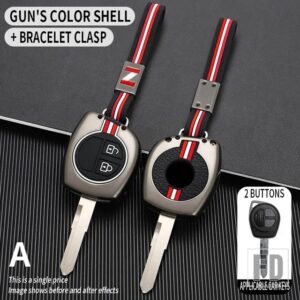 スズキ スイフトイグニスヴィターラリアナシアスバレーノ SX4 グランドシアスプレッソセレリオジムニージームニー金属キーカバー FOB ケースシ - A-Gun-chain