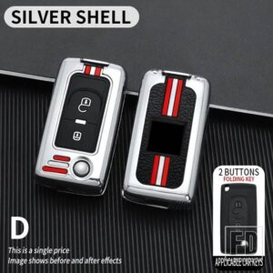 シトロエン プジョー 206 408 306 407 807 C2 C4 C5 C6 C8 ベルランゴ XSARA ピカソ 2 3ボタン金属キーカバー FOB ケースシェル - 2bt-silver-shell