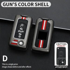 シトロエン プジョー 206 408 306 407 807 C2 C4 C5 C6 C8 ベルランゴ XSARA ピカソ 2 3ボタン金属キーカバー FOB ケースシェル - 3BT-gun-shell