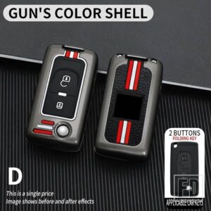 シトロエン プジョー 206 408 306 407 807 C2 C4 C5 C6 C8 ベルランゴ XSARA ピカソ 2 3ボタン金属キーカバー FOB ケースシェル - 2bt-gun-shell