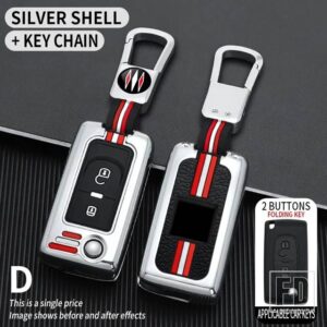 シトロエン プジョー 206 408 306 407 807 C2 C4 C5 C6 C8 ベルランゴ XSARA ピカソ 2 3ボタン金属キーカバー FOB ケースシェル - 2bt-silver-ring