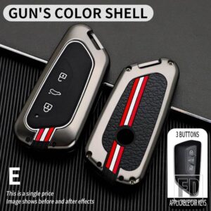 VW ゴルフ 8 MK8 GTD R ID3 ID4 キュプラシュコダオクタビア A8 シートレオン MK4 FORMENTOR TARRACO キーカバーケースシェル - E-gun-shell