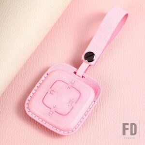 レザーキーフォブケースカバー ZEEKR 001 カーアクセサリー - Pink
