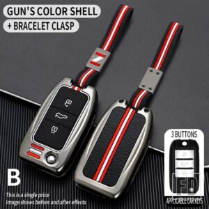 MG 3 5 6 7 MG3 MG5 MG6 MG7 ZS GT GS モリスガレージ HS EV I6 栄威 RX5 350 360 750 550 金属キーカバー FOB ケースシェル - B- gun-chain