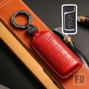 GAC TRUMPCHI GS8 GS3 GS4 プラス GS5 GS7 GA3 GA4 GM6 GM8 M8 M6 2013-2021 革 FOB キーケースカバーリモートアクセサリー - B red