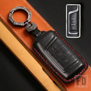 GAC TRUMPCHI GS8 GS3 GS4 プラス GS5 GS7 GA3 GA4 GM6 GM8 M8 M6 2013-2021 革 FOB キーケースカバーリモートアクセサリー - A Black