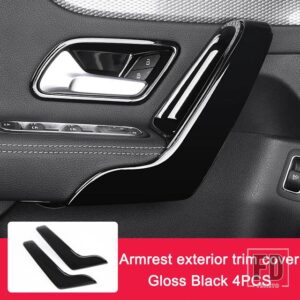 メルセデスベンツ カーアクセサリードアアームレストハンドルボウルカバートリムフレーム AMG Aクラス W177 V177 A180 A200 A220 A250 2019-20 - 4