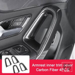 メルセデスベンツ カーアクセサリードアアームレストハンドルボウルカバートリムフレーム AMG Aクラス W177 V177 A180 A200 A220 A250 2019-20 - 1