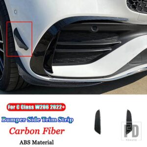 メルセデスベンツ Cクラス W206 2022 + カーアクセサリーフロントバンパーリップグリルスプリッタースポイラーカナードフォグランプカバートリ - 2